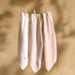 Lot de 3 langes gaze de coton Zephire