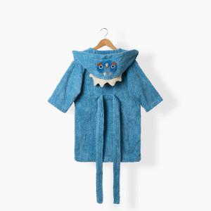 Peignoir enfant Dinoful Bleu Celeste