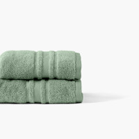 Lola II sage cotton bath sheet