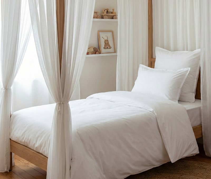 Neo white bedding set linen