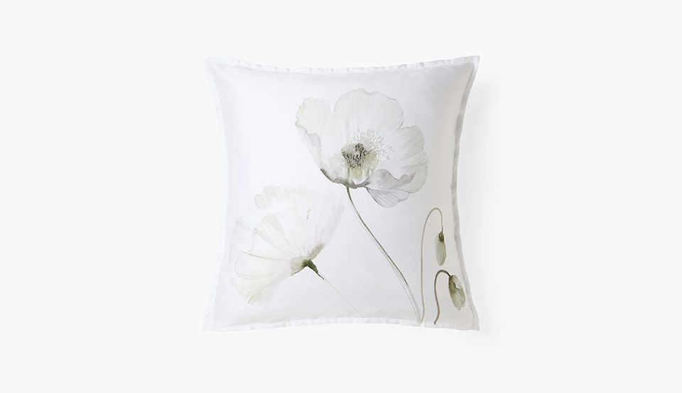 Ephelia cotton satin square pillowcase