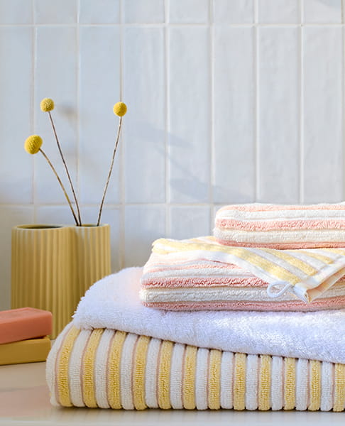 Parure de bain Combo pastel