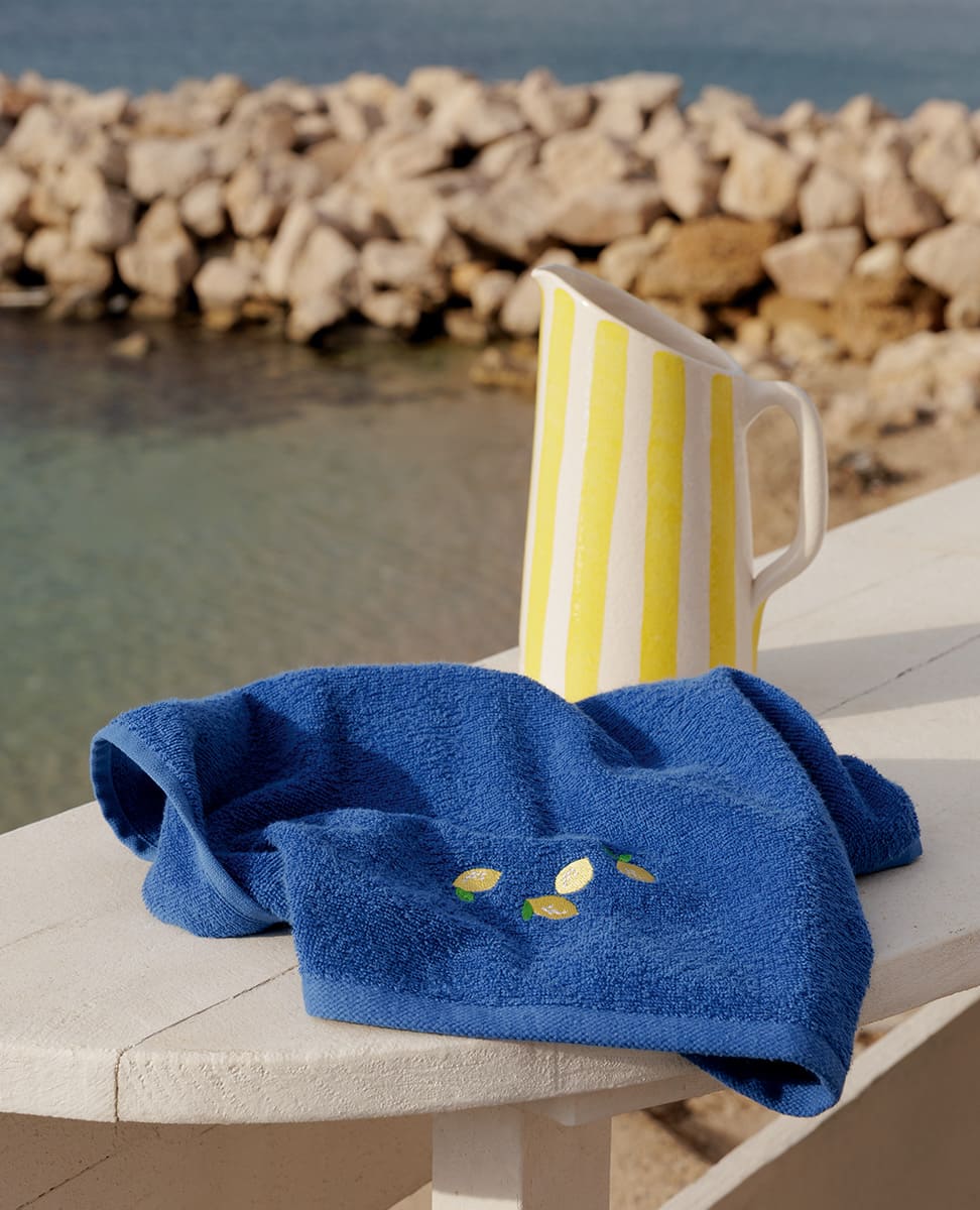 Essuie mains coton Zeste outre-mer