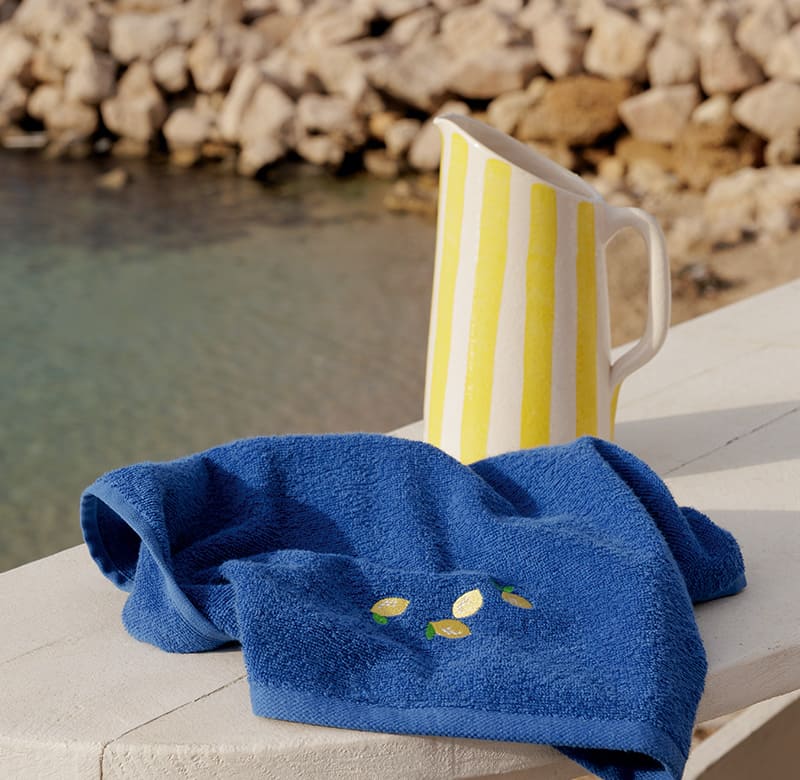 Essuie mains coton Zeste outre-mer