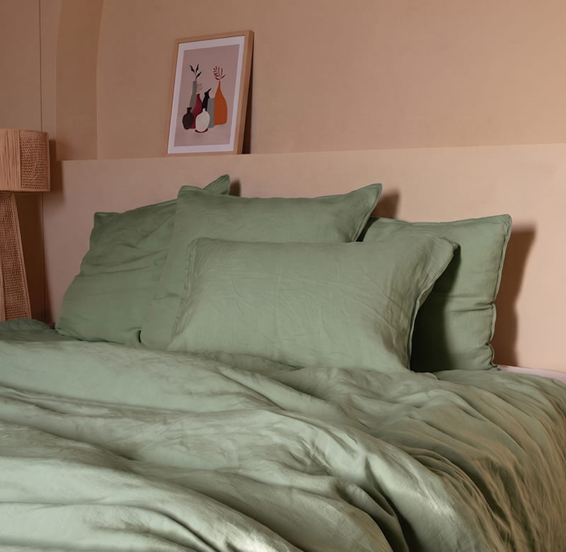 Parure de lit Songe eucalyptus