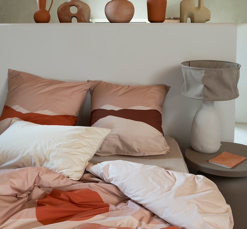 Housse de couette percale de coton Safi