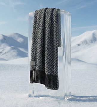 Plaid Baikal anthracite