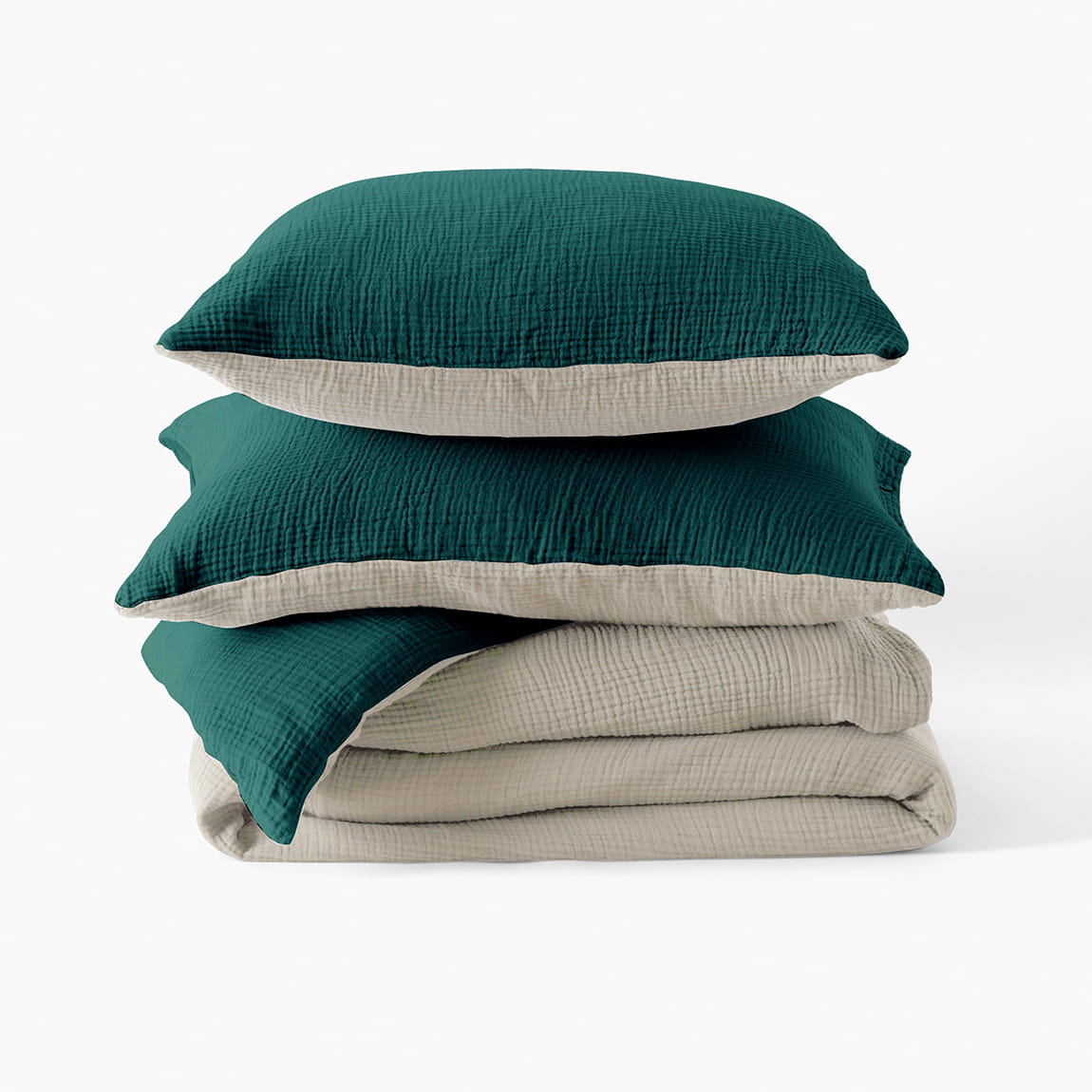 Cotton gauze duvet cover 4-in-1 Infini III