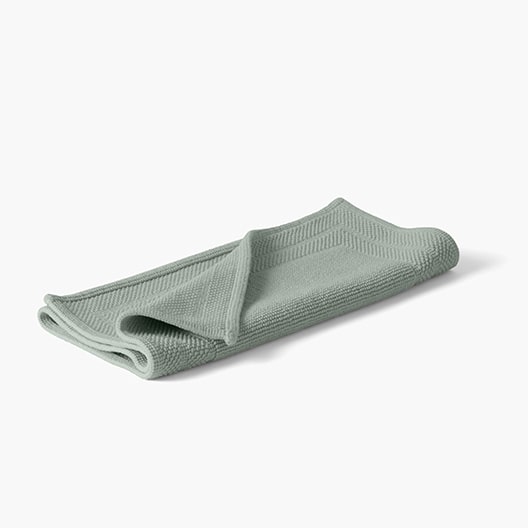 Tapis de bain bouclette de coton biologique Source lichen