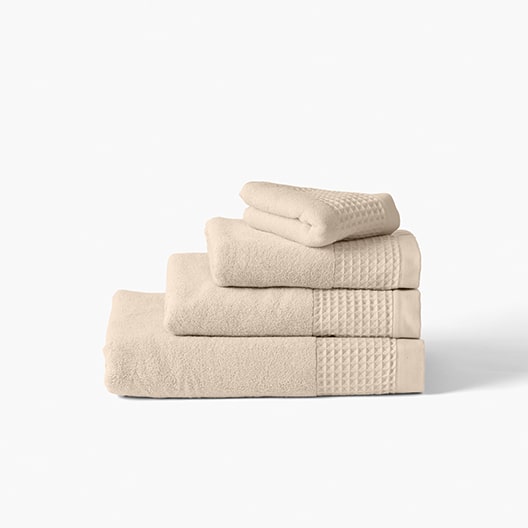 Drap de bain bouclette de coton biologique Source naturel