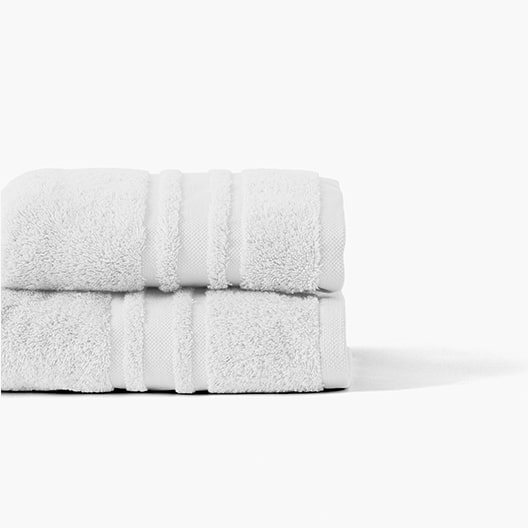 Drap de bain coton Lola II blanc