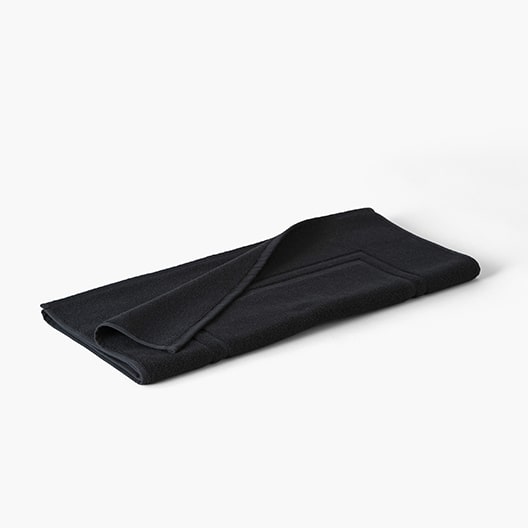Tapis de bain coton Lola II noir