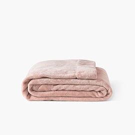 Oslo nude fleece blanket
