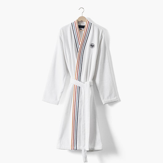 Peignoir homme coton col kimono Roland-Garros 2024 Ace