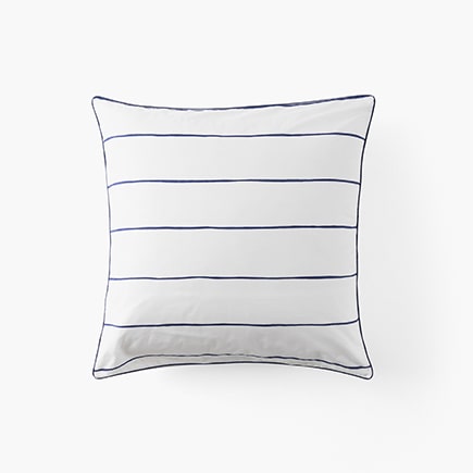 Taie d'oreiller carrée coton Rosablue