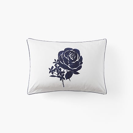 Taie d'oreiller rectangulaire coton Rosablue