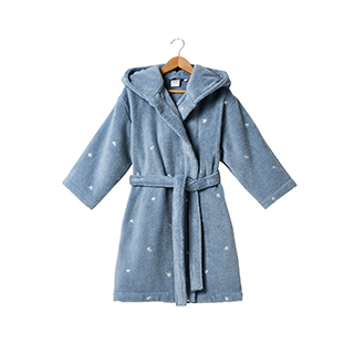 Peignoir enfant Zéphire baltique marin
