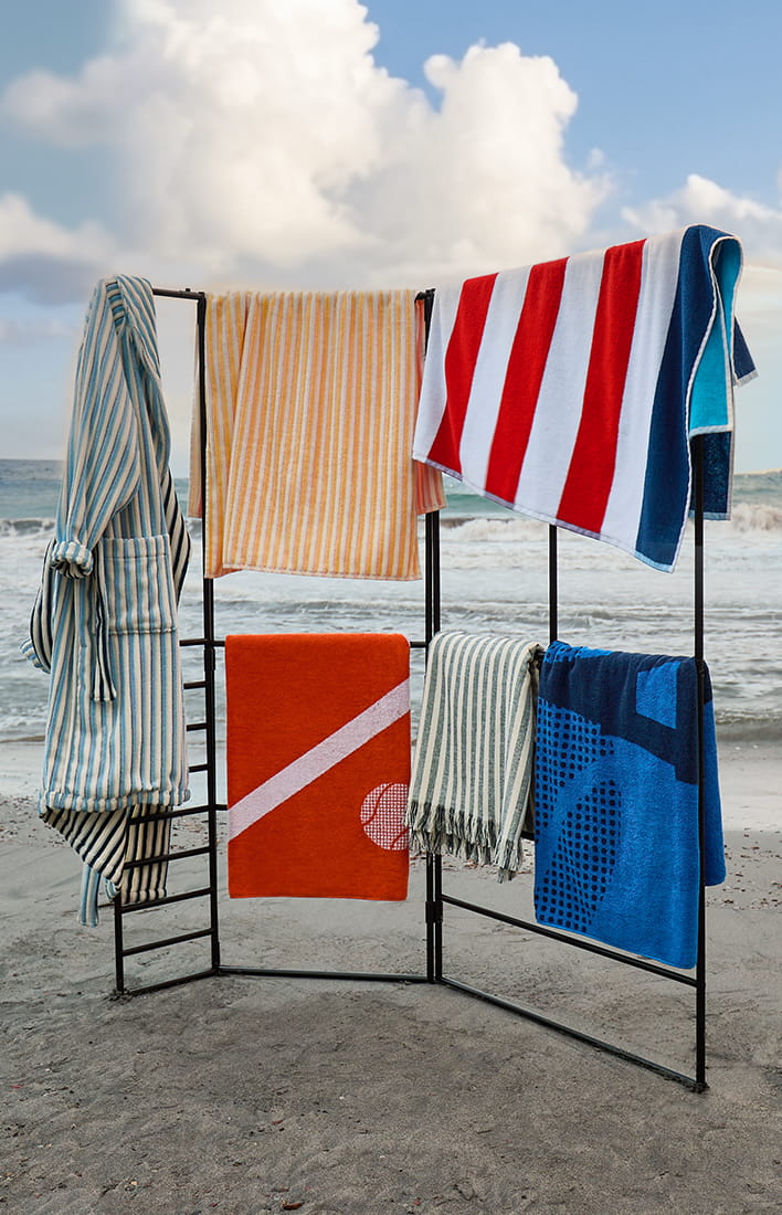 Serviettes, foutas et accessoires de plage