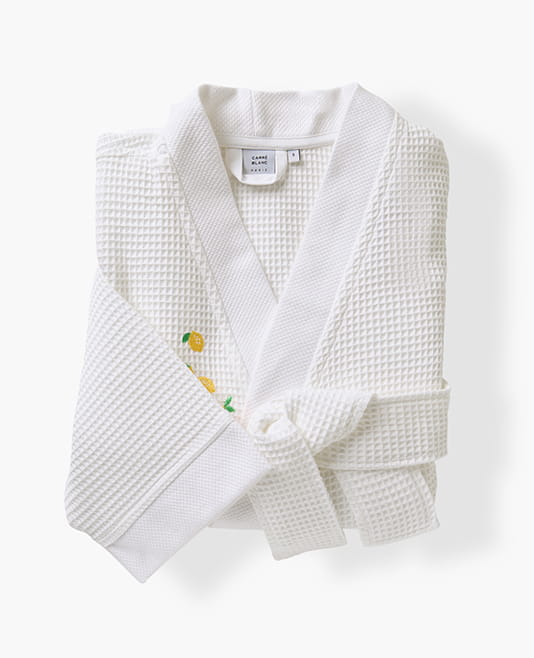 Peignoir femme coton La Perle