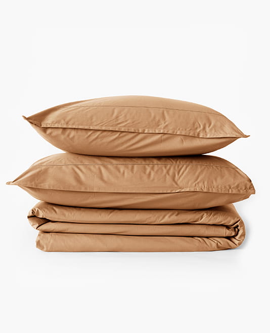 Parure de lit Neo noisette