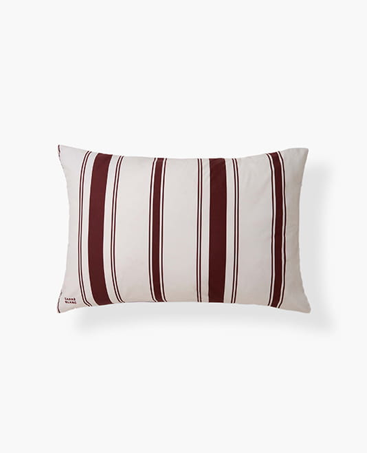 Taie d'oreiller rectangulaire coton Neo barolo rayure